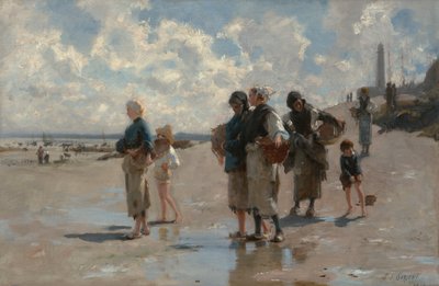 Austernfischen in Cancale von John Singer Sargent